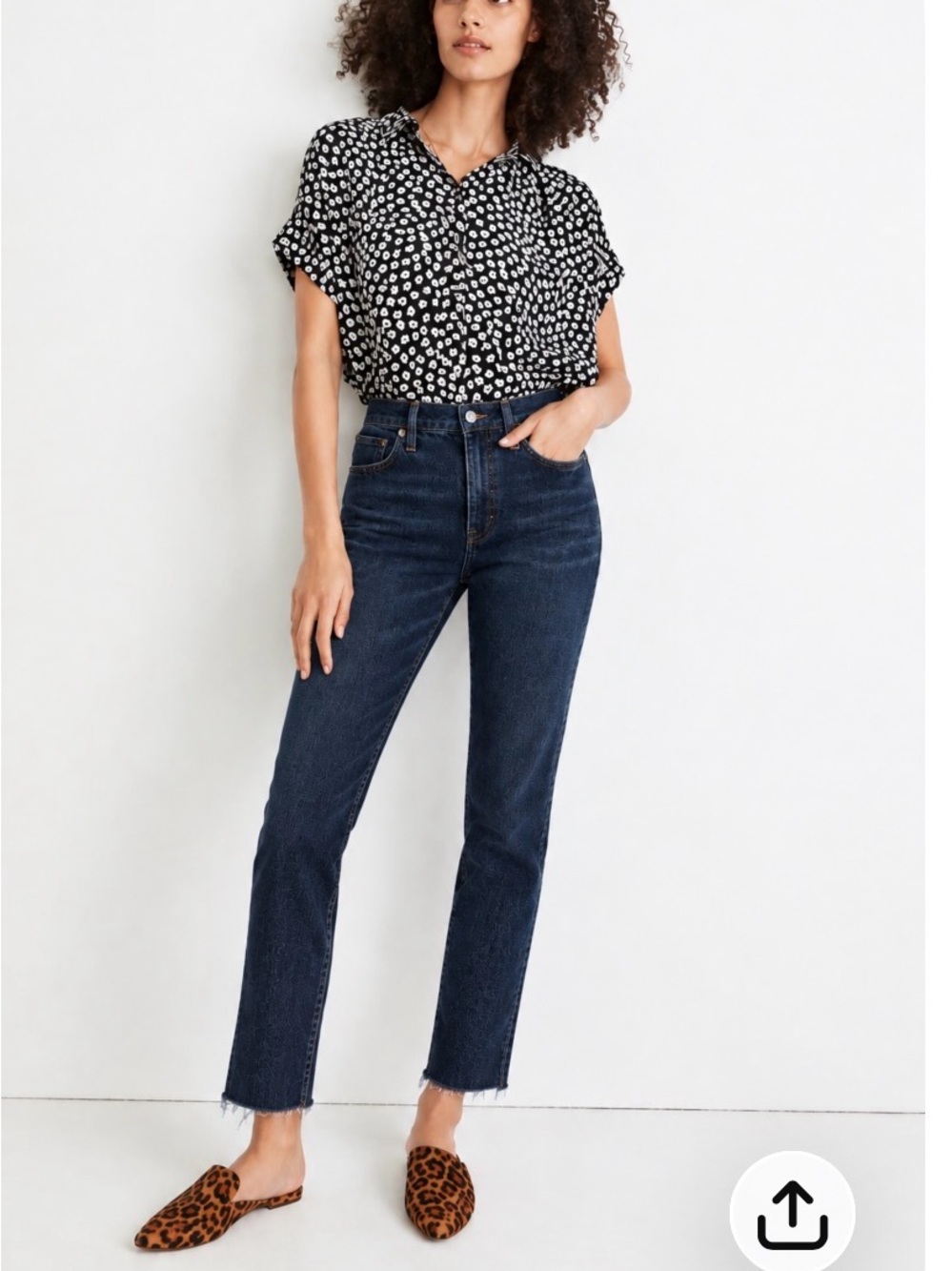 Madewell Stovepipe Raw Hem Edition Jeans 6